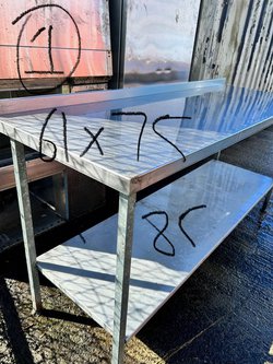 Stainless Table 61cm x 75cm x 85cm