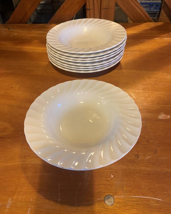Secondhand Churchill Chelsea Soup Plates For Sale