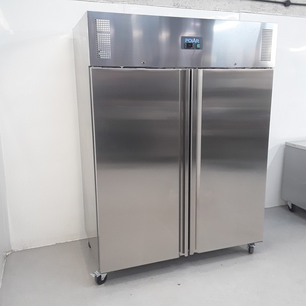 New B Grade Polar Double Upright Freezer 1300Ltr U635