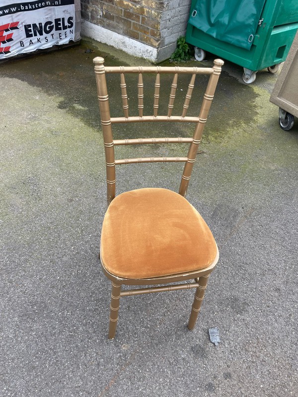 Gold Chiavari chairs for sale