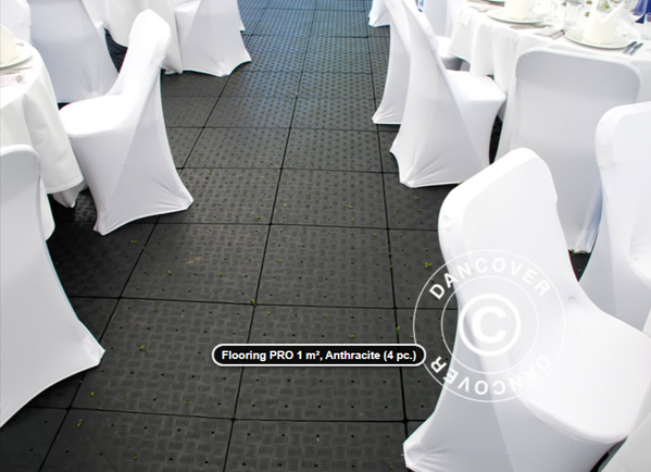 Marquee floor for sale - plastic tiles