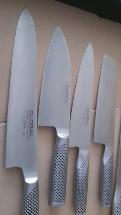 Second hand Set of Global Knives Second hand Set of Global Knives