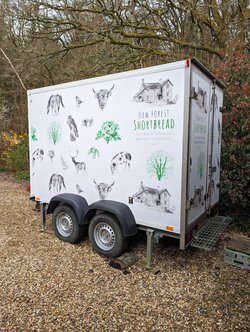 3 meter box trailer with Epoxy Floor