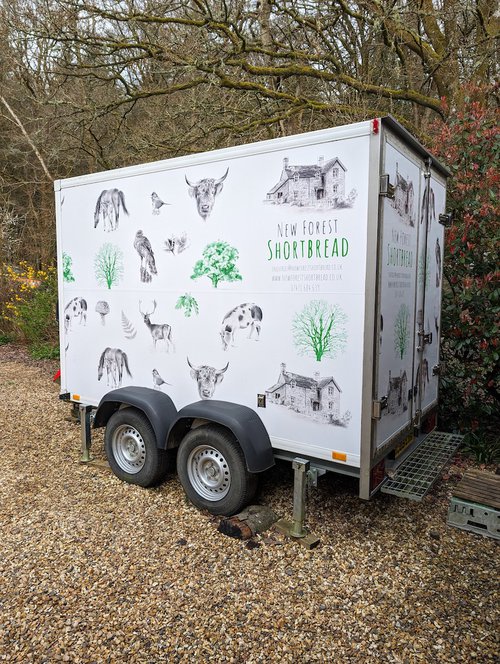 3 meter box trailer with Epoxy Floor 3 meter box trailer with Epoxy Floor