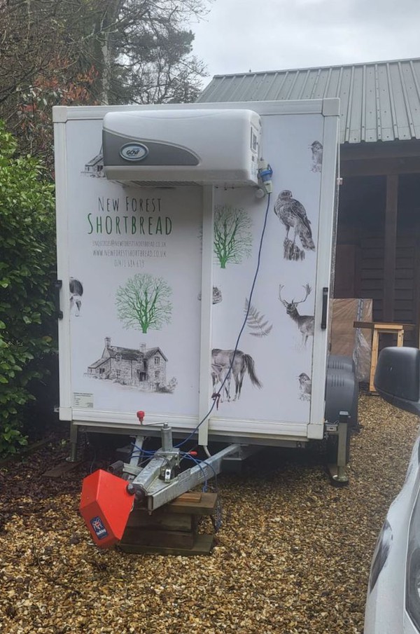 Second Hand Twin Axel Refrigerated Trailer