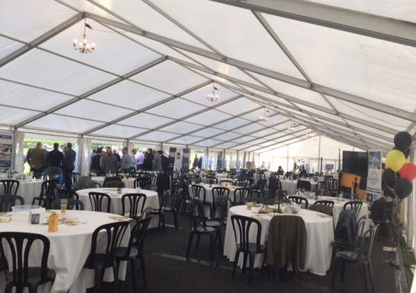 20m Wide Roder marquee for sale