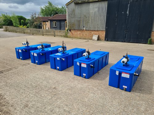 Secondhand Used 5x Powertank COFFIN 450ltr Water Tank For Sale Secondhand Used 5x Powertank COFFIN 450ltr Water Tank For Sale