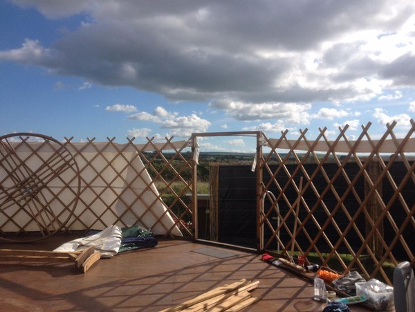 28ft (9m) Yurt With Custom Built Decking For Sale