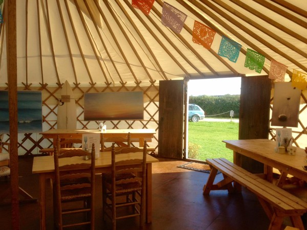 Secondhand 28ft (9m) Yurt With Custom Built Decking