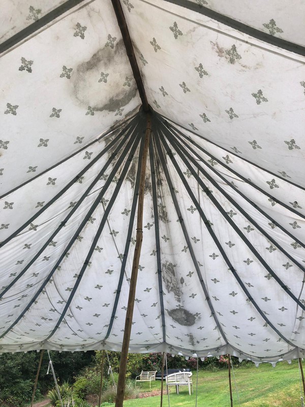 Secondhand Traditional Canvas Pole Tent For Sale