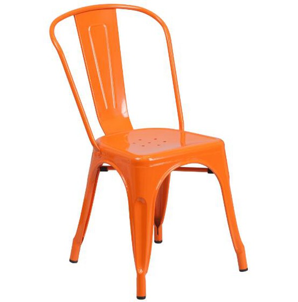Tolix Chair in Orange