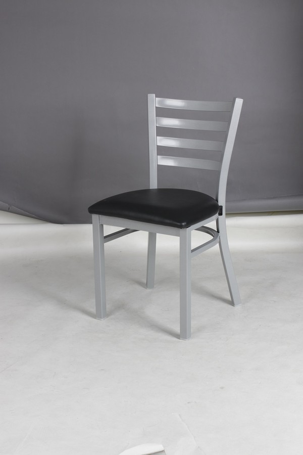 Silver cafe / restaurant chairs for sale