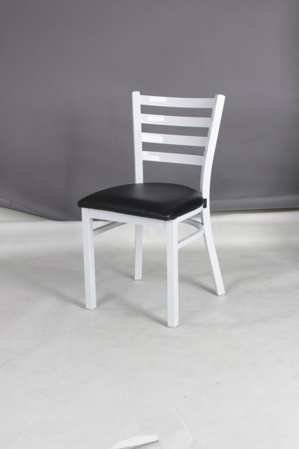 White bistro chairs