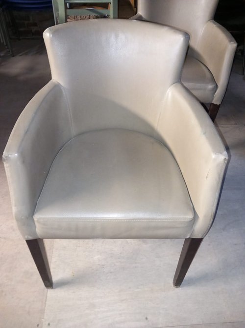 Neutral / Stone / Cream Leather Chairs Neutral / Stone / Cream Leather Chairs