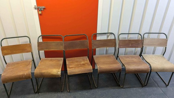 Buy 52x Vintage Retro Canteen Chairs