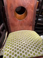 Chairs with Round Cut out detail