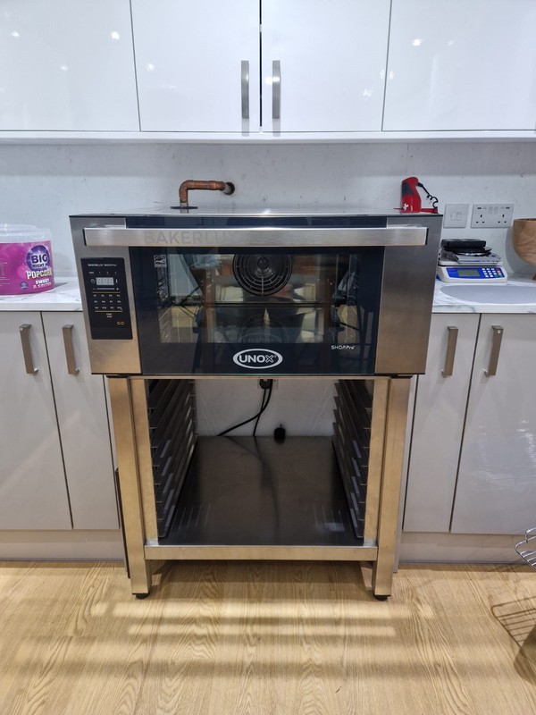 Secondhand Unox Bakerlux Oven, Trays And Stand For Sale