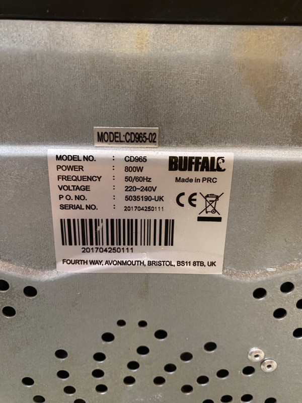 Selling Buffalo Dehydrator CD965