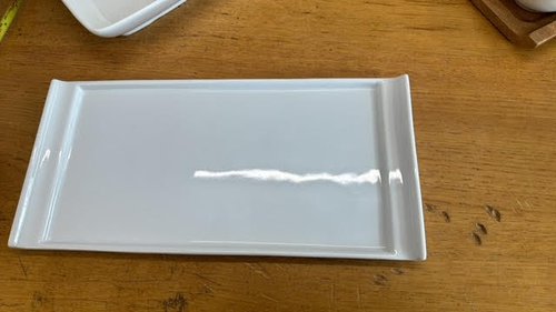 White Rectangular Steelite Plate White Rectangular Steelite Plate