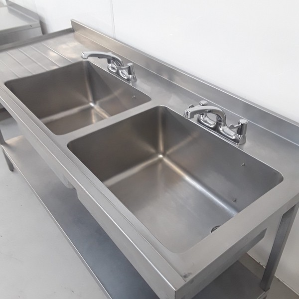 Commercial Double Bowl Sink