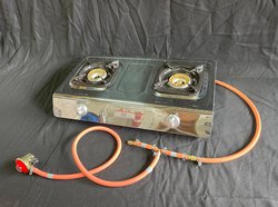 Secondhand 11x 2 Burner Portable Gas Hob LPG Cooker For Sale