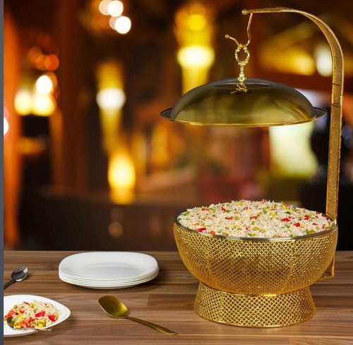 Gold colour Chafing Dish for sale Gold colour Chafing Dish for sale