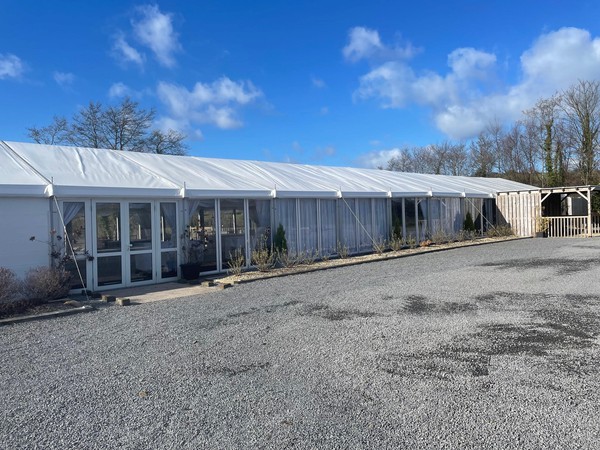 Secondhand 30m x 9m Coverspan Marquee For Sale