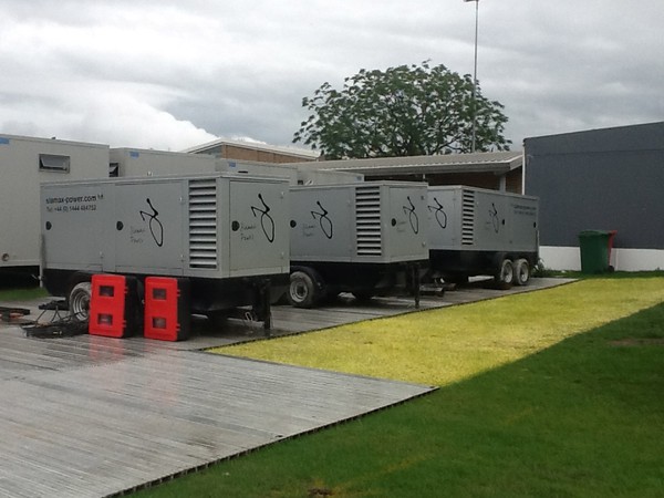 200Kva Generator on a trailer