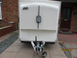 Secondhand Used Twin Axel Braked Box Trailer For Sale