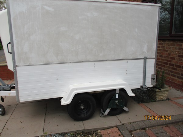 Secondhand Used Twin Axel Braked Box Trailer