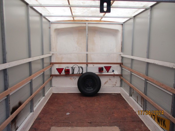 Used Twin Axel Braked Box Trailer