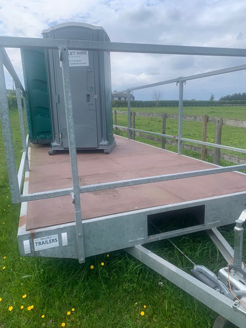 Taylor`s trailers 12 Portable Toilet Trailer