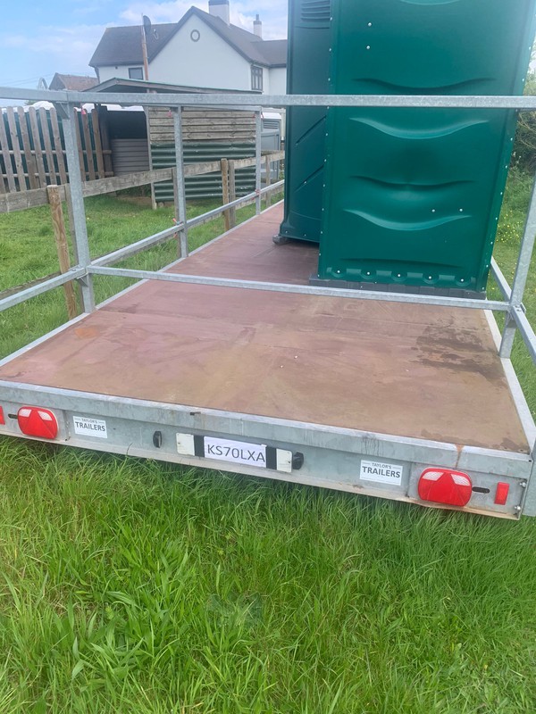 Taylor`s trailers 12 Portable Loos Trailer