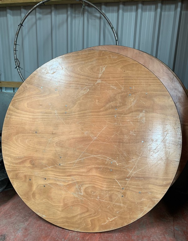 12x 5ft 6 Round Tables For Sale