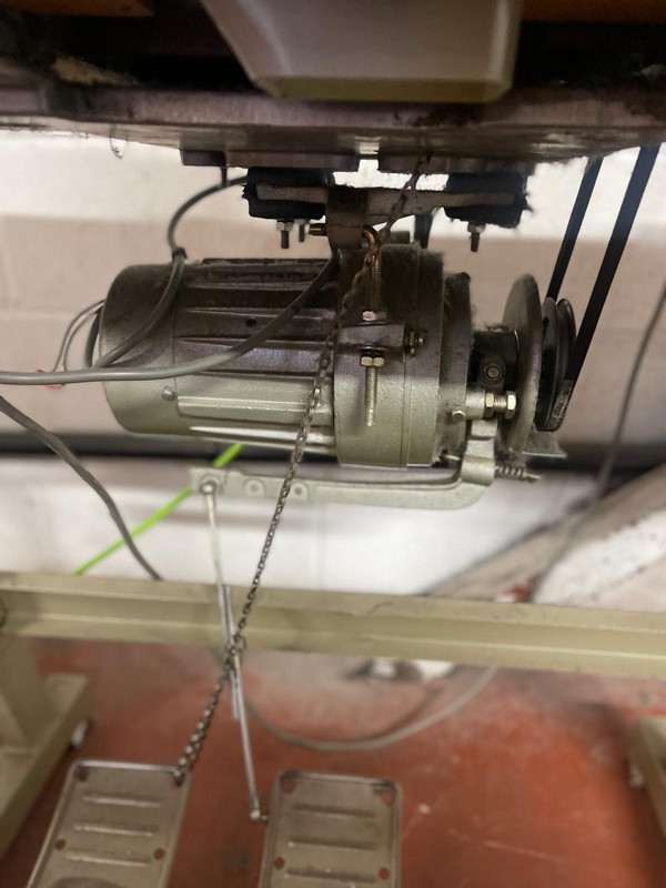 Industrial sewing machine motor