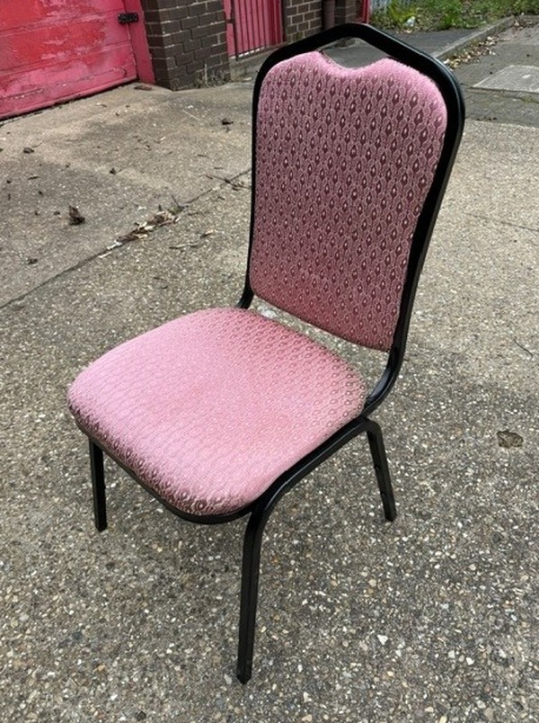 Secondhand 200x Pink Banquet Chair For Sale