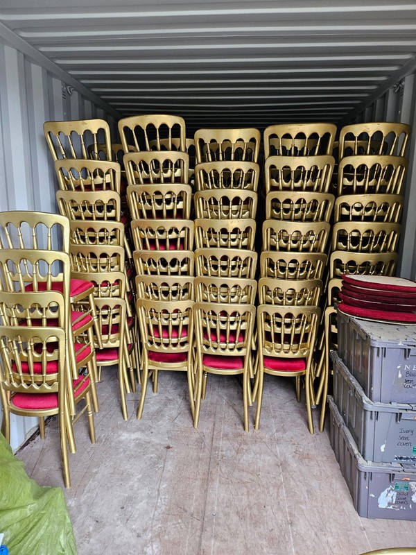 Gilt Banqueting Chairs For Sale