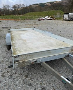 Secondhand Used 3.5 Flat Bed Trailer For Sale
