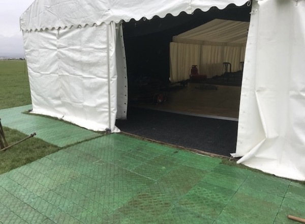 Temporary Marquee Pathway