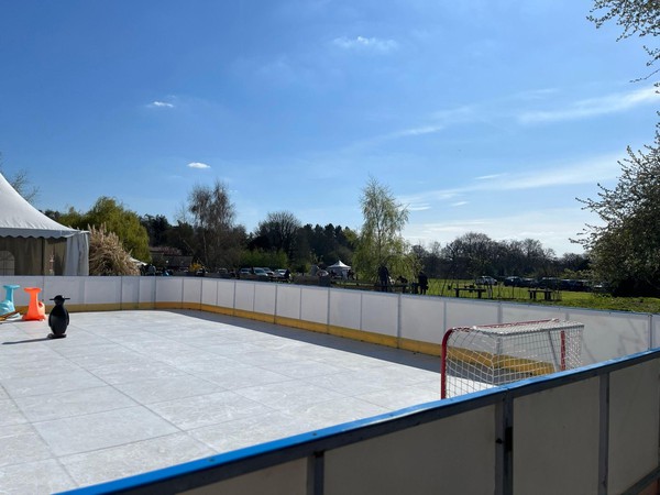 Used 15x8m Synthetic Skating Rink for sale