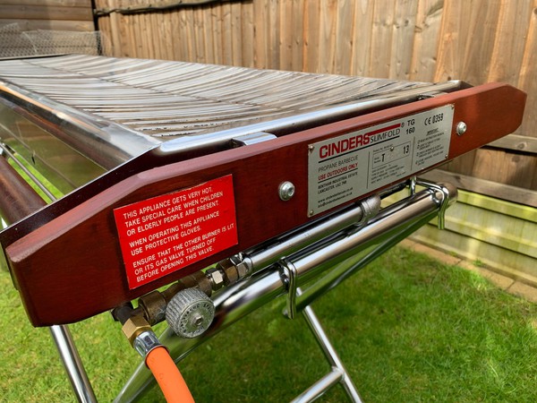 Used Cinders BBQ TG160 Slimfold  for sale