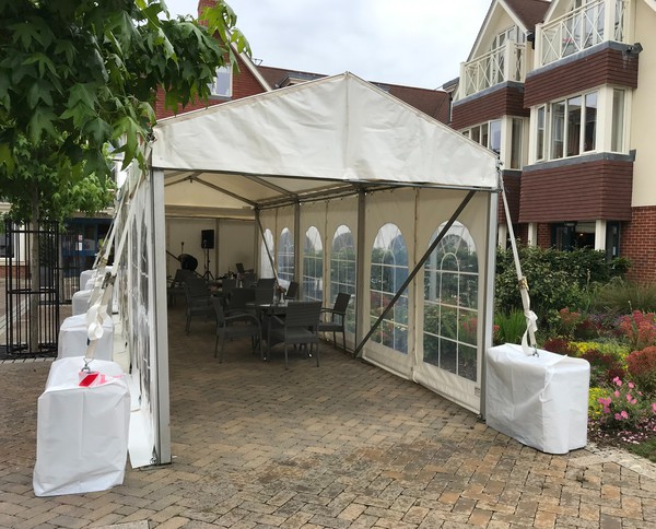 Secondhand 2x 3m x 6m Hoecker Marquee For Sale