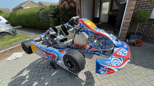 KZ125 Gearbox Kart for sale plus trailer, trolley, all spares, tyres, wheels & kart tools