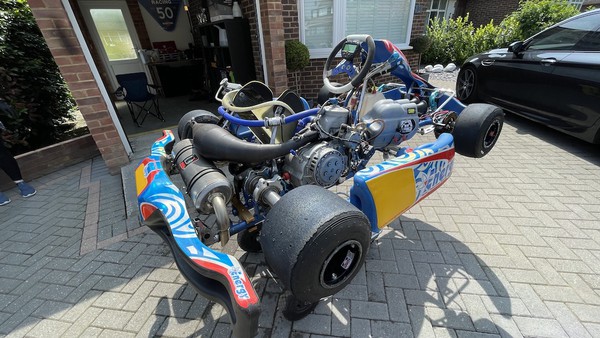 KZ125 Gearbox Kart for sale plus trailer, trolley, all spares, tyres, wheels & kart tools 4