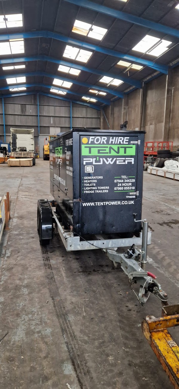 Secondhand Trailer Mounted Perkins 60KVA 2008 8799hrs