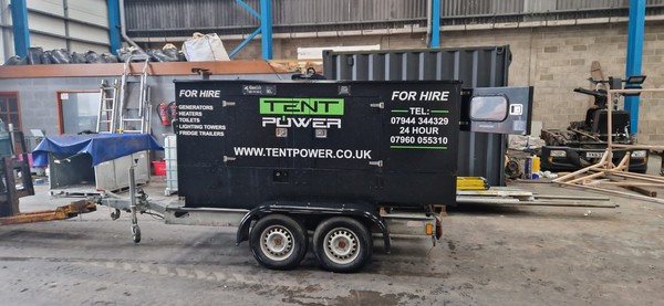 Secondhand Trailer Mounted Perkins 60KVA 2008 8799hrs For Sale