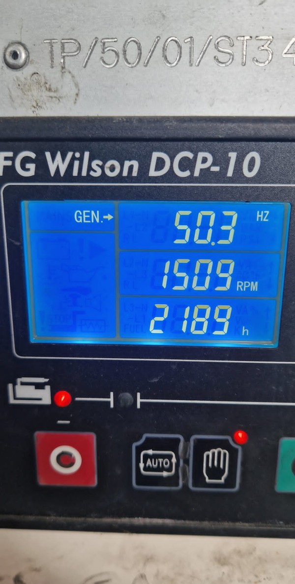 Secondhand FG Wilson, 50KVA, Generator