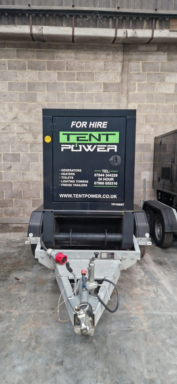 Secondhand Trailer Mounted CAT 100KVA 2017 6540hrs