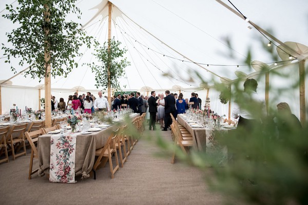 Canvas Pole Marquee - Barkers Celeste 40x60ft - Farnham, Surrey 2