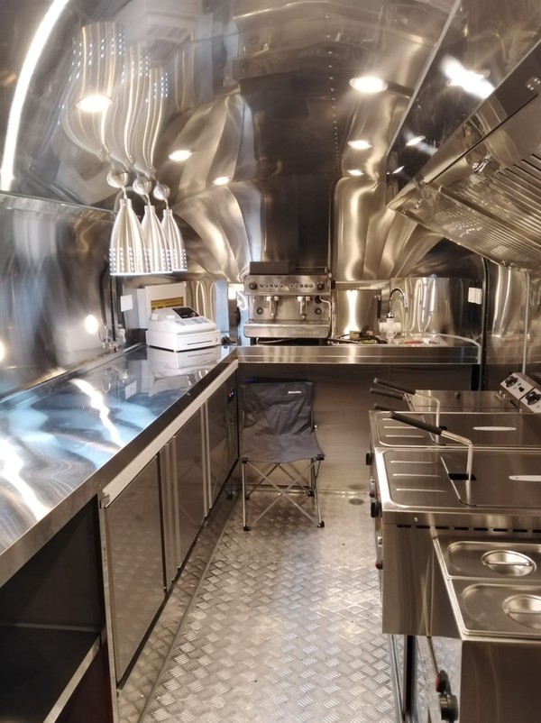 Secondhand Replica Airstream Catering Trailer For Sale